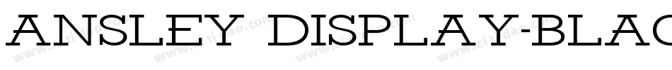 Ansley Display-Black字体转换